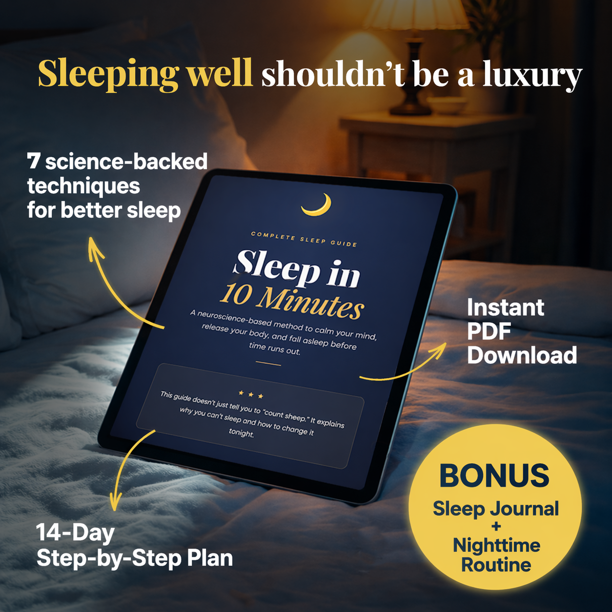 Guide "Sleep in 10 minutes"